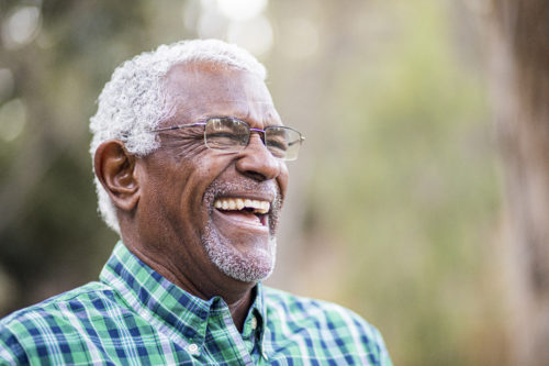 older gentleman smiling